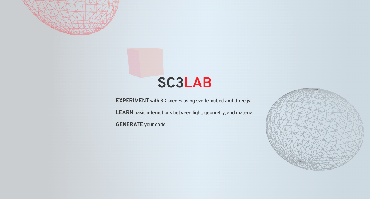 Screenshot of SC3 Lab