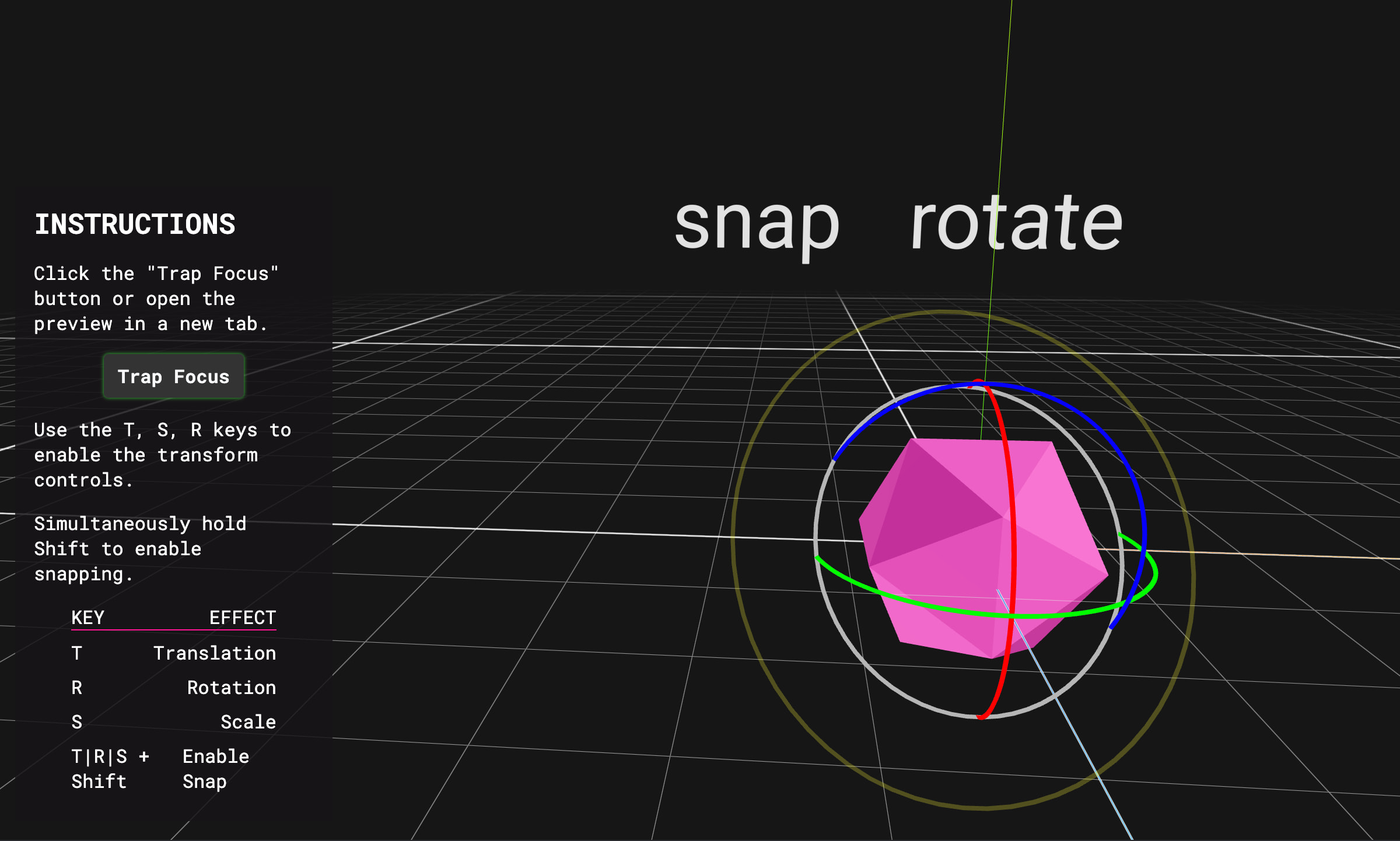 Screenshot of svelte-kbc