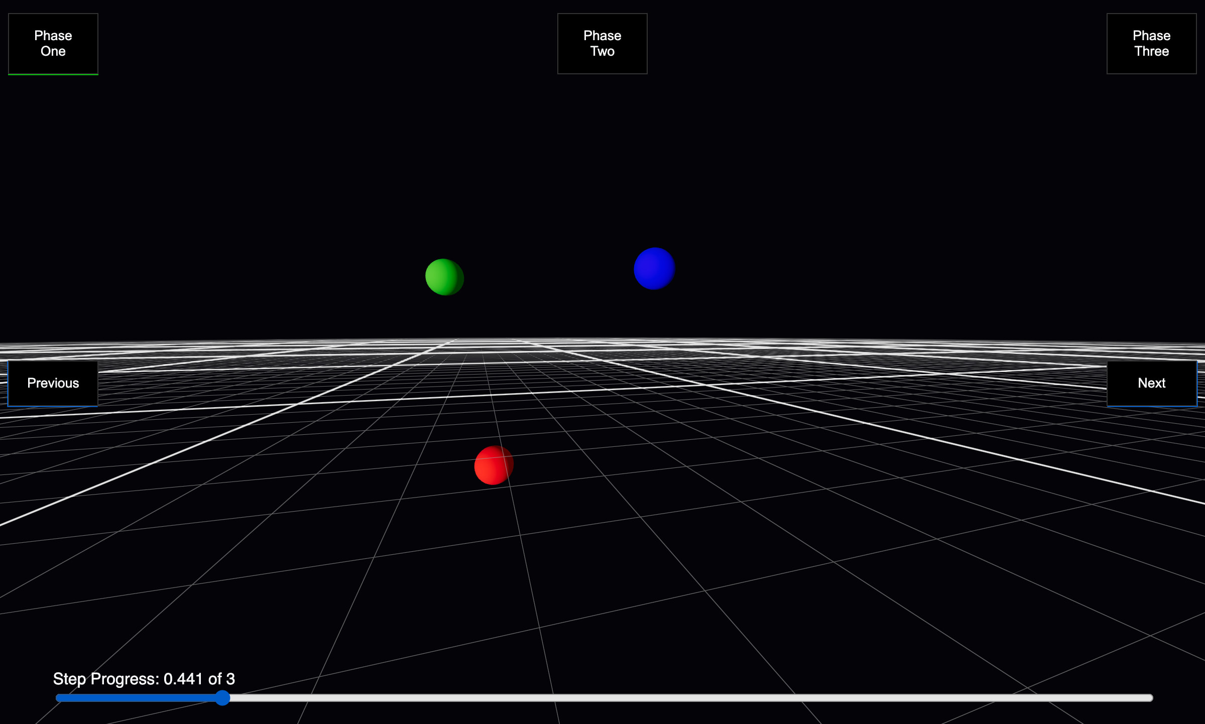 Screenshot of svelte-sequence